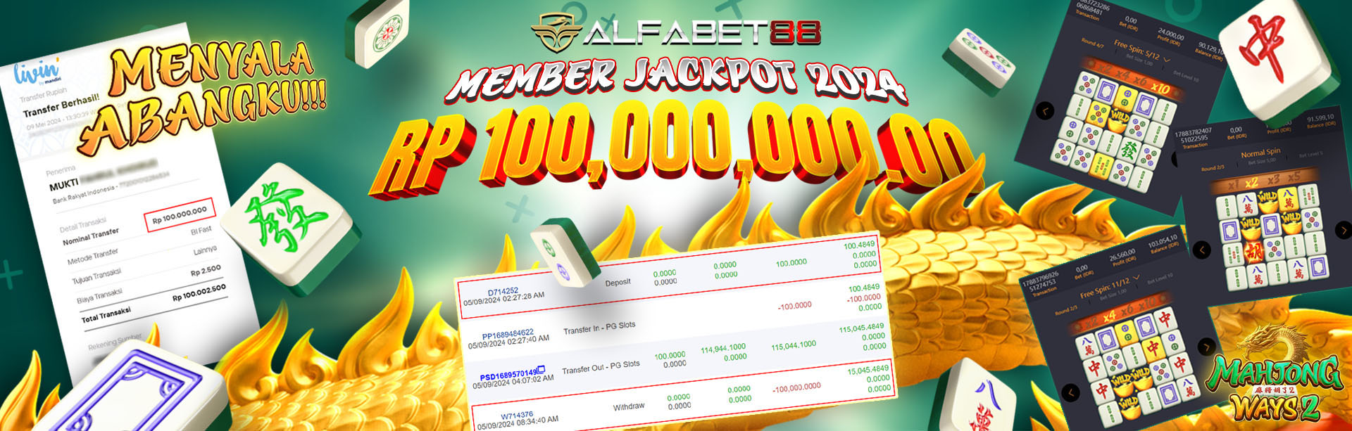 ALFABET88 MAJONG WAYS 2 MEMBER JACKPOT 2024