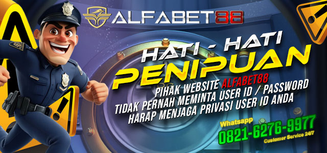 WASPADA PENIPUAN YANG MENGATAS NAMAKAN ALFABET88